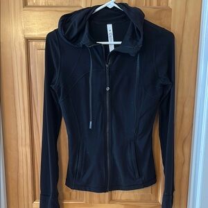Lululemon Black Define Hooded Full-Zip Jacket Nulu size 6